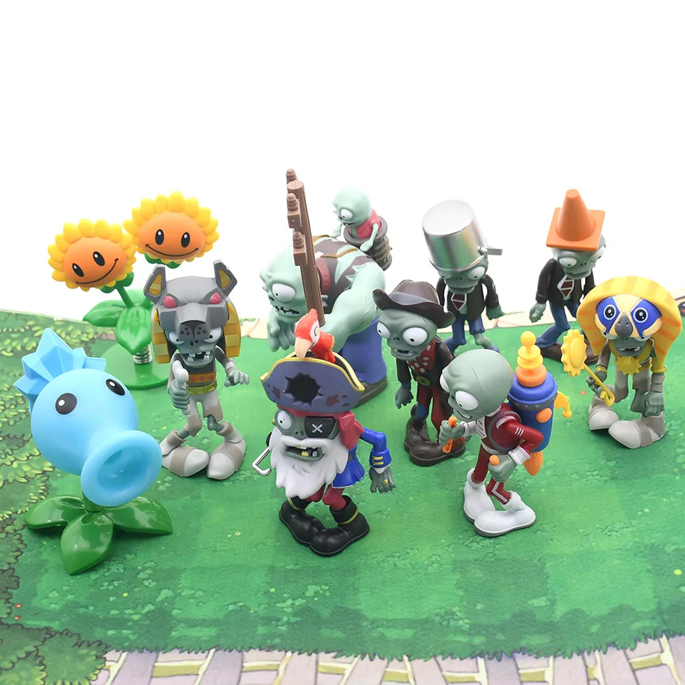 PVZ 2 Playset – Cactus, Peashooter & Cannon