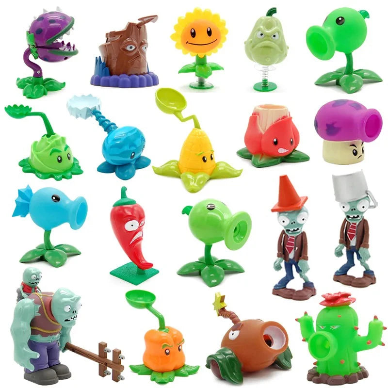 PVZ 2 Playset – Cactus, Peashooter & Cannon