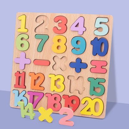 Baby Wooden Puzzles Montessori Toys 1 2 3 Years