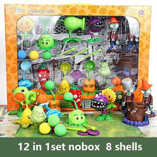 PVZ 2 Playset – Cactus, Peashooter & Cannon