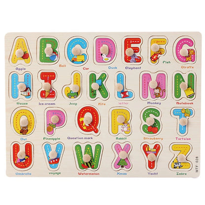 Baby Wooden Puzzles Montessori Toys 1 2 3 Years
