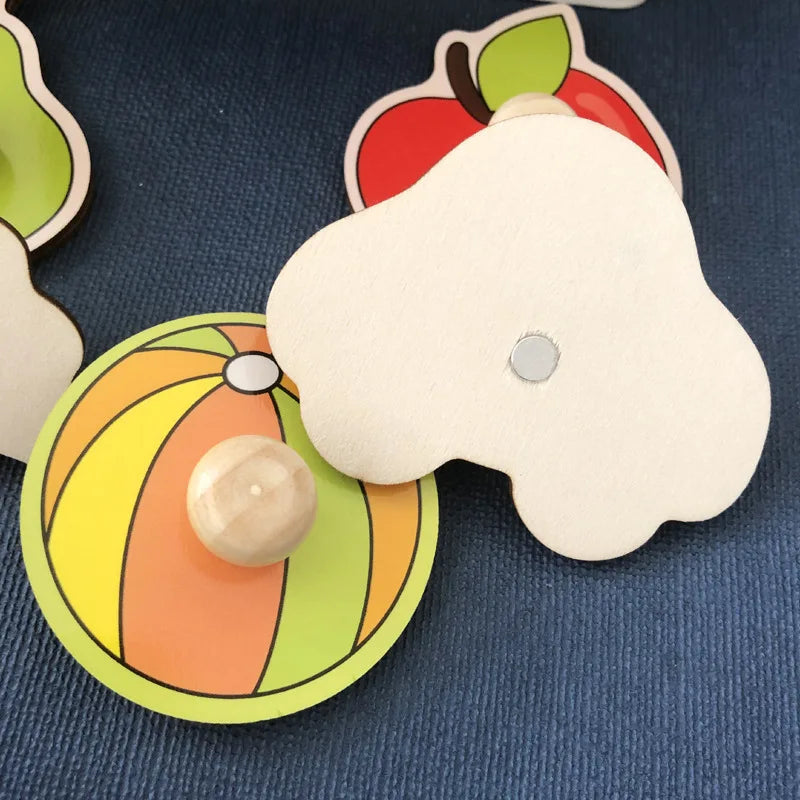 Baby Wooden Puzzles Montessori Toys 1 2 3 Years