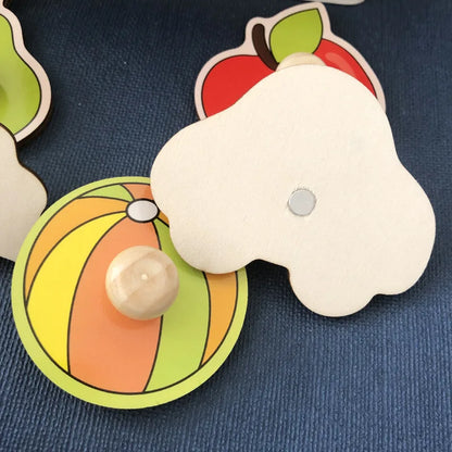 Baby Wooden Puzzles Montessori Toys 1 2 3 Years