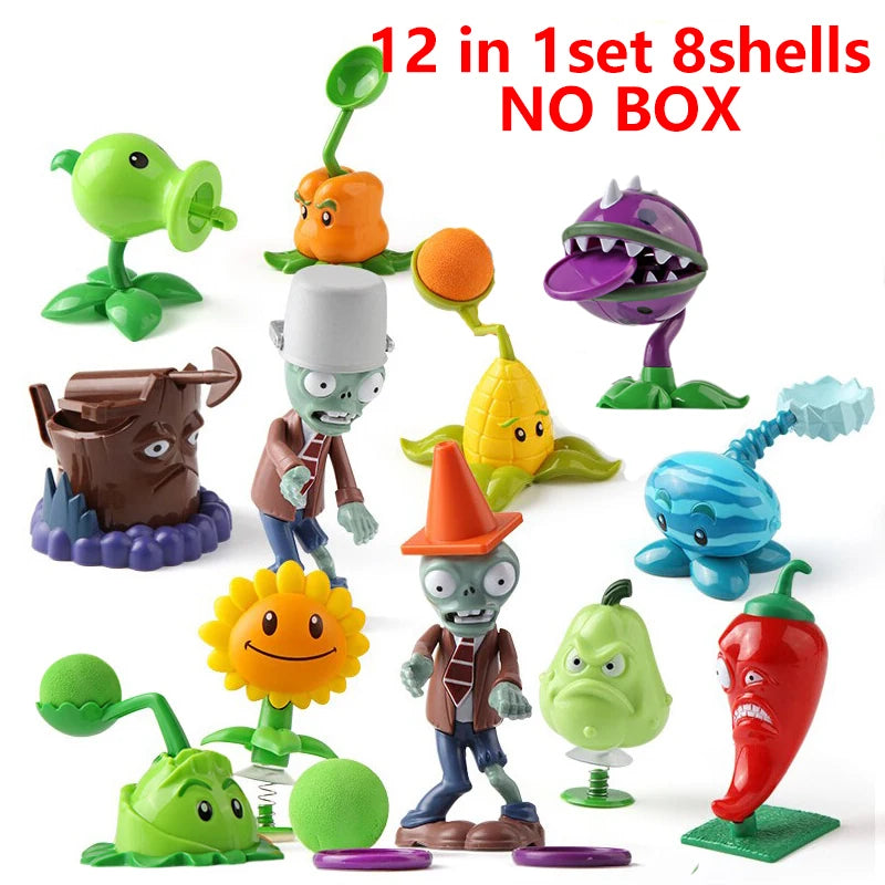 PVZ 2 Playset – Cactus, Peashooter & Cannon