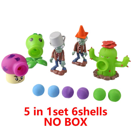 PVZ 2 Playset – Cactus, Peashooter & Cannon