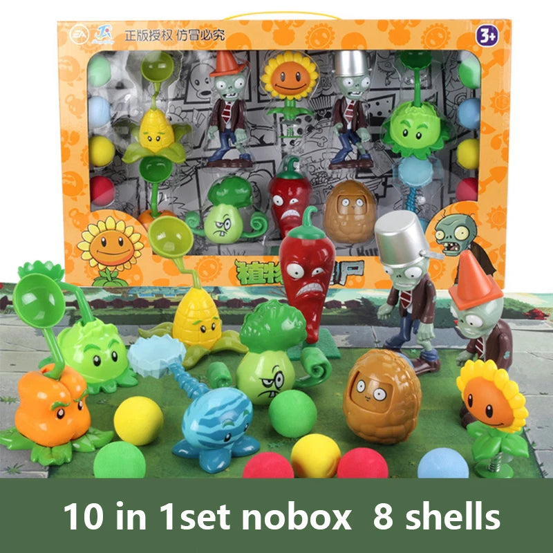PVZ 2 Playset – Cactus, Peashooter & Cannon