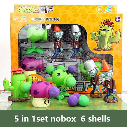 PVZ 2 Playset – Cactus, Peashooter & Cannon